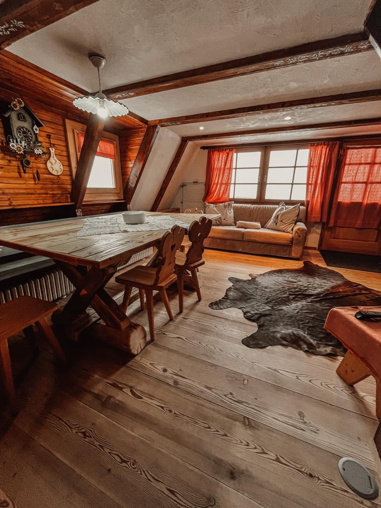 La sala da pranzo